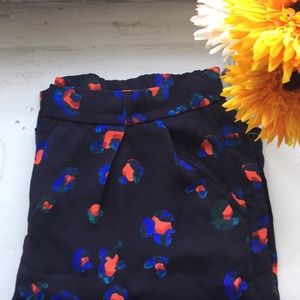 Floral Silk Pants